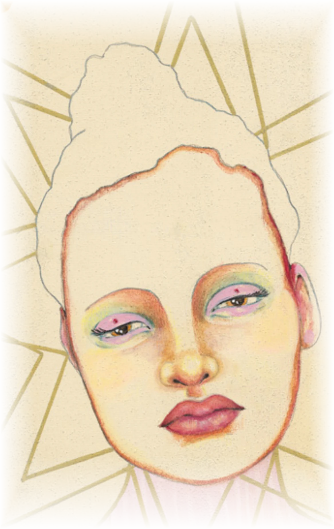 Painting from The Lost Doll series by Belinda Wearne